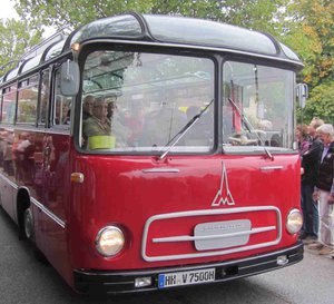 Oldtimer Bus, Vierlandenfahrt