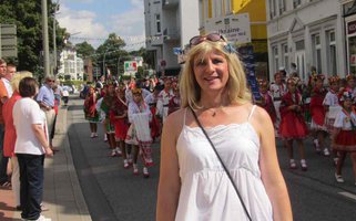 Beim Bergedorfer Stadtfest
